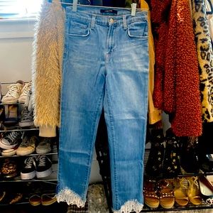 Brand new without tags! J brand jeans with lace frills